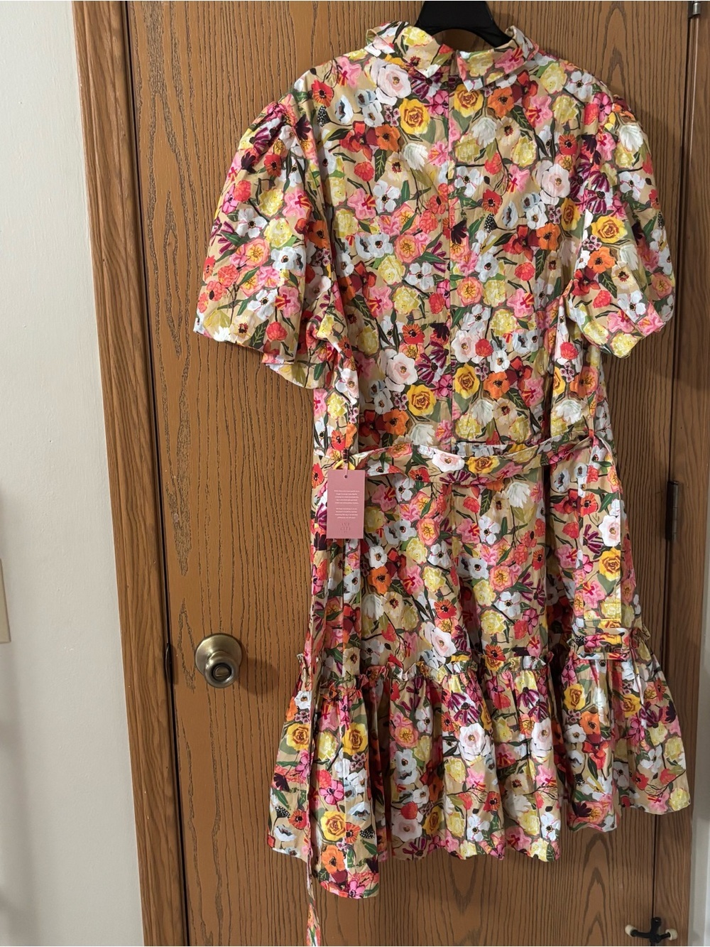 Ivy City Co Virginia Floral Puff Sleeve Collared Dress size 20 NWT - Picture 3 of 5